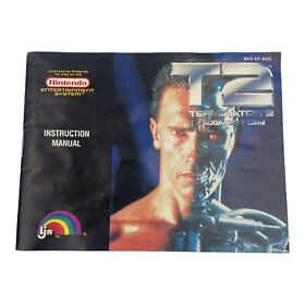 T2 Terminator 2 Judgement Day  - Nintendo NES Instruction Manual Booklet