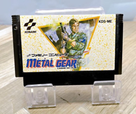 Metal Gear Nintendo Famicom NES retro game Konami 1987 Cardrige Only