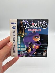 Nights Into Dreams Sampler Demo Disc And Sleeve Sega Saturn Video game