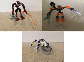 Lego Bionicle: 8917 Kalmah, 8687 Toa Pohatu, 8747 Visorak Suukorak - Complete