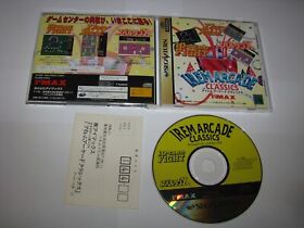 Irem Arcade Classics Sega Saturn Japan import +reg card US Seller