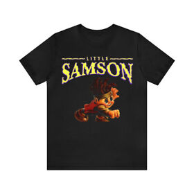 Camiseta unisex Little Samson NES estilo retro años 90 videojuego pixel art 