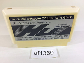 af1360 Championship Lode Runner NES Famicom Japan