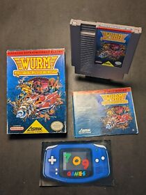 Wurm: Journey to the Center of the Earth (Nintendo, 1991)  NES CIB COMPLETE