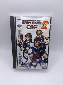 Virtua Cop 2 (Sega Saturn, 1996) CIB Complete In Box