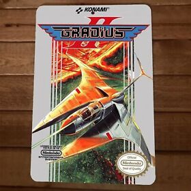 Gradius 2 II NES Box Cover 8x12 Metal Wall Video Game Sign Poster