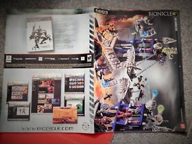 Bionicle Lava Chamber Gate 8893 INSTRUCTIONS 2006 VTG RARE BIG 82 PAGES