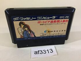 af3313 Portopia Renzoku Satsujin Jiken NES Famicom Japan