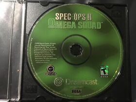 Spec Ops II: Omega Squad (Sega Dreamcast, 2000) Tested Disc Only