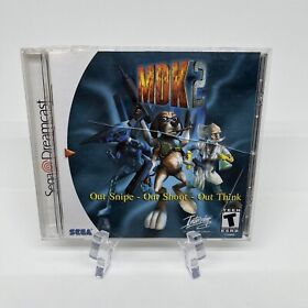 MDK 2 (Sega Dreamcast, 2000) Complete CIB Tested