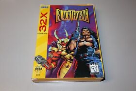 BLACKTHORNE FOR SEGA 32X COMPLETE IN BOX AND ALL 100% AUTHENTIC! **TESTED**