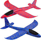 Toy Airplane Games Styrofoam Throw Planes for Kids Gift Set of 2 Various Colors