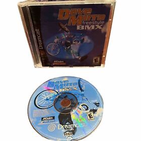 Dave Mirra Freestyle BMX  Sega Dreamcast Tested, Polished, Works,Complete In Box