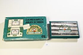 Vintage Boxed Nintendo Game And Watch Greenhouse CGL handheld game 1982