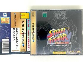 Street Fighter Collection w/ Spine card 1997 Sega Saturn SS CAPCOM