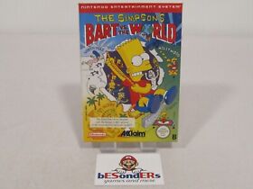 NINTENDO NES - THE SIMPSONS BART VS. THE WORLD - OVP - TOP - PAL B