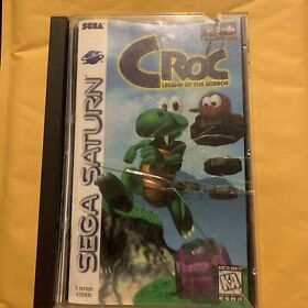 Croc Legend of the Gobbos Sega Saturn CIB Complete In Box Authentic Video Game