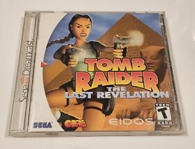 Tomb Raider: The Last Revelation (Sega Dreamcast, 2000) Complete W/ Manual