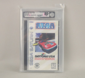 Daytona USA Championship Circuit Edition Sega Saturn Sealed VGA Graded 80+ NM