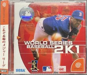 Sega Dreamcast - World Series Baseball 2K1 - Japan W/spine - US Seller
