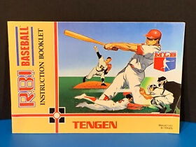 NES RBI Baseball Tengen Instruction Booklet Manual