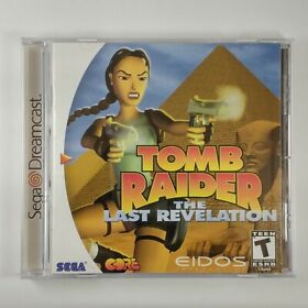 CIB SEGA Dreamcast Tomb Raider: The Last Revelation (2000) Complete in Case GOOD
