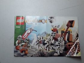 LEGO Castle: Dwarves' Mine Defender (7040) Manual Only Free Shipping