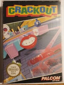 Crackout Jeu Nes Boîte Cartouche Notice Originales. Nintendo