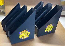 Nintendo Power Magazine Holder Super Power Club Black NES lot of 6 Mario display