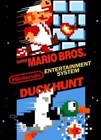 Super Mario Bros / Duck Hunt For NES Console Very Good Nintendo 6Z
