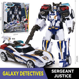 Tobot V Galaxy Detectives Sergeant Justice Transforming Robot Car Figure Toy