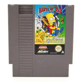 The Simpsons Bart Vs The World - Nintendo Entertainment System (NES) - WARRANTY