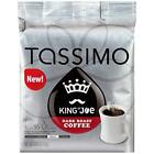 Tassimo King of Joe Dark Roast Bold Roast Coffee T-Discs for Tassimo Single Cup