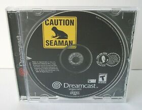 Seaman Sega Dreamcast Good Disc Game Case No Mic Caution Pet Simulation Sea Man