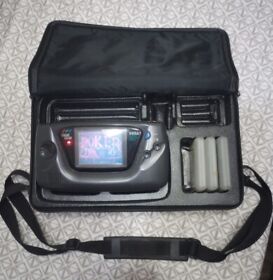 Sega Game Gear, W/Case And Games Tested/Working
