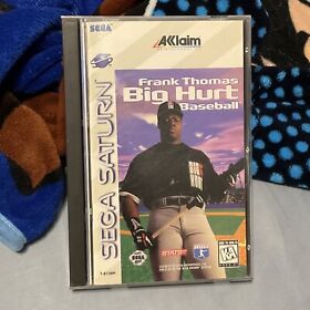 Frank Thomas Big Hurt Baseball (Sega Saturn, 1996)