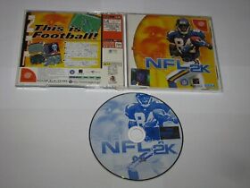 NFL 2K (Japanese version) Sega Dreamcast Japan import US Seller