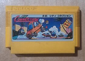 City Connection Famicom FC Nintendo NES importación de Japón vendedor de EE. UU. Pegatina sin espalda