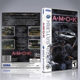 Sega Saturn Custom Case - NO GAME - AMOK