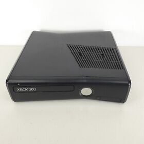 Microsoft Xbox 360 S Slim Black 1439 Console NO HARD DRIVE - Tested- READ DESC