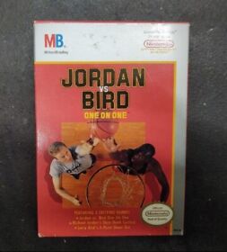 JORDAN VS BIRD - ONE ON ONE NES *Excellent Condition BOX,GAME,MANUAL 