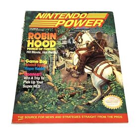 Nintendo Power Magazine Volume 26 Robin Hood + Samus Metroid Poster SNES NES