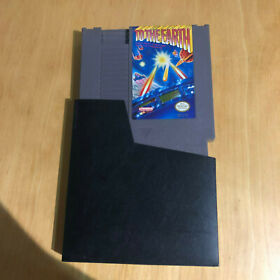 Nintendo NES Game - To The Earth