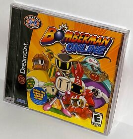 Bomberman Online (Sega Dreamcast, 2001) BRAND NEW FACTORY SEALED! RARE! HTF!