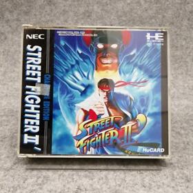 81-100 Capcom Street Fighter 2 Dash Pc Engine Hu Card Software