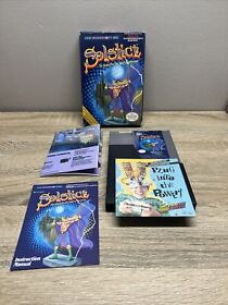 Solstice: The Quest for the Staff of Demnos (Nintendo, 1990) NES CIB VERY NICE!