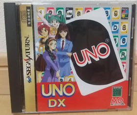 Sega saturn Uno Deluxe Japanese Games With Box Tested Genuine