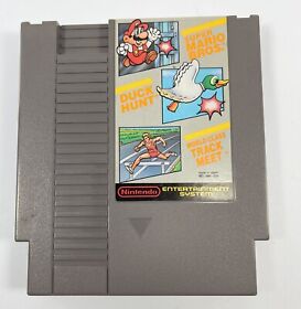 Super Mario Bros Duck Hunt World Class Track Meet - Nintendo NES Authentic WORKS
