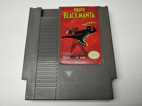 Cartucho de juego original Wrath of the Black Manta NES solo, probado