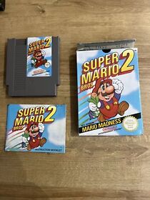 Super Mario Bros. 2 - NES - Nintendo Game - Boxed with Instructions - 1989